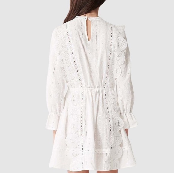 Maje Ravia Lace Scallop Dress - Picture 2 of 4